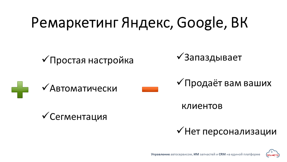 Ремаркетинг Яндекс Google ВК простая настройка сегментация  в Подольске